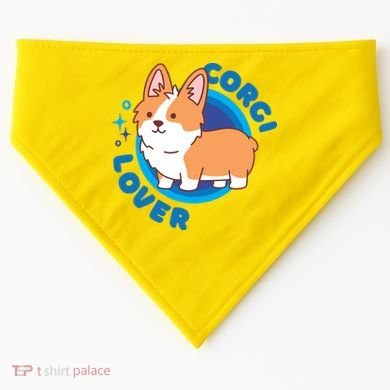 Corgi Lover USA-Made Doggie Bandana