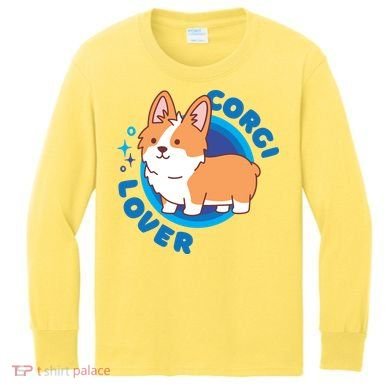 Corgi Lover Kids Long Sleeve Shirt