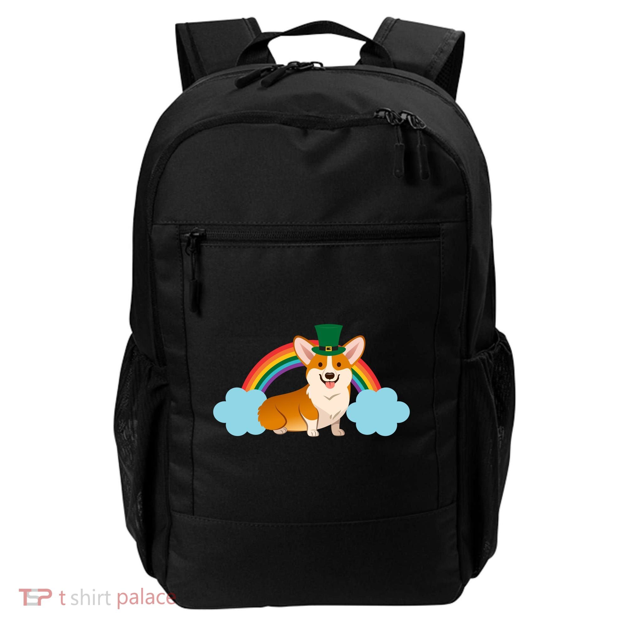 Corgi St. Patrick's Day Rainbow Backpack