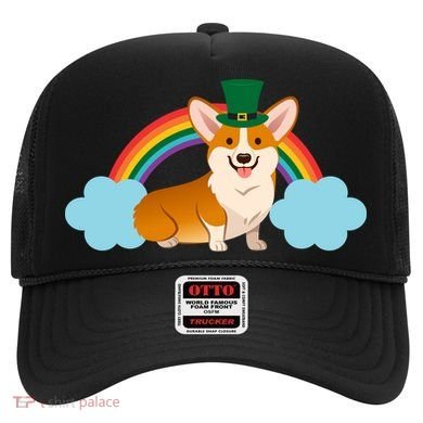 Corgi St. Patrick's Day Rainbow Hat