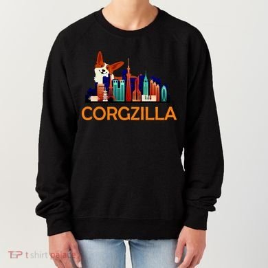 Corgzilla Funny Corgi Dog Women's Sweatshirt