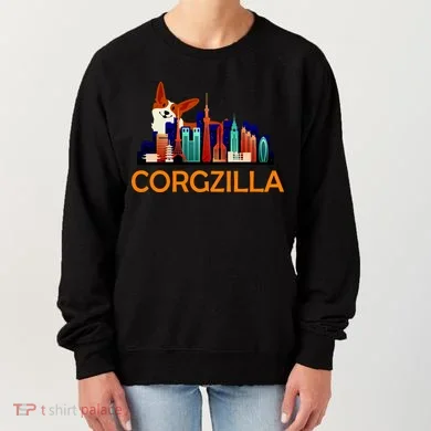 Corgzilla Funny Corgi Dog Women's Sweatshirt