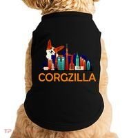 Corgzilla Funny Corgi Dog Doggie Tank thumb 0