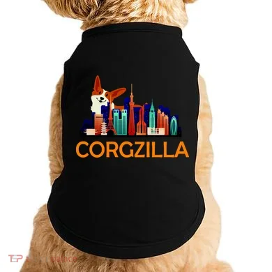 Corgzilla Funny Corgi Dog Doggie Tank