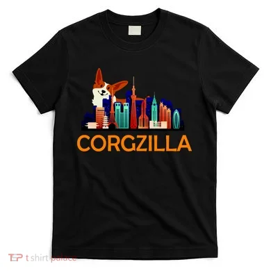 Corgzilla Funny Corgi Dog T-Shirt