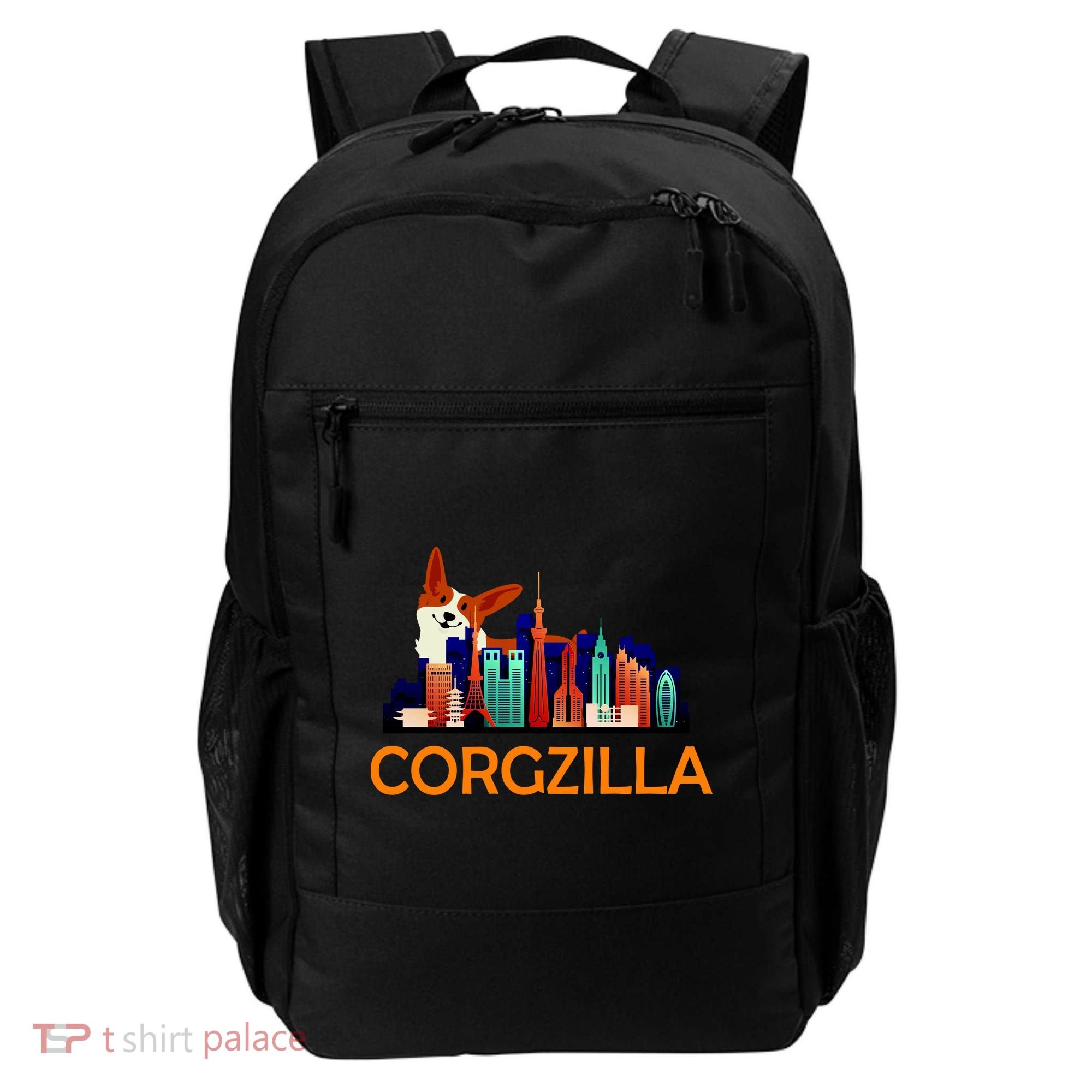 Corgzilla Funny Corgi Dog Backpack