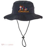 Corgzilla Funny Corgi Dog Bucket Hat thumb 0