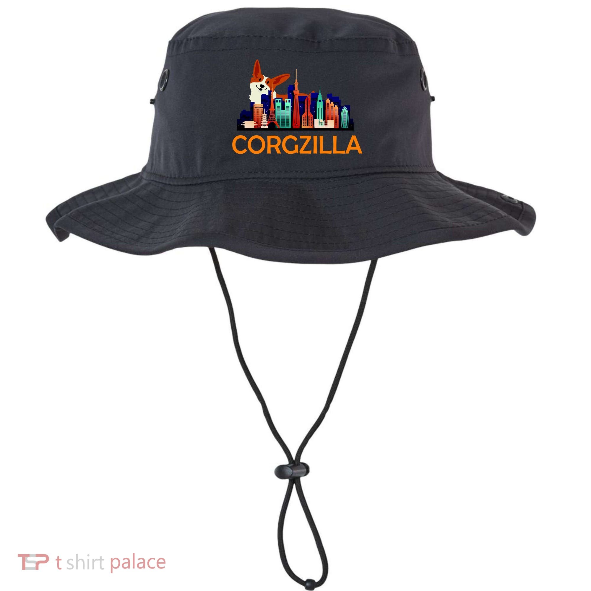 Corgzilla Funny Corgi Dog Bucket Hat