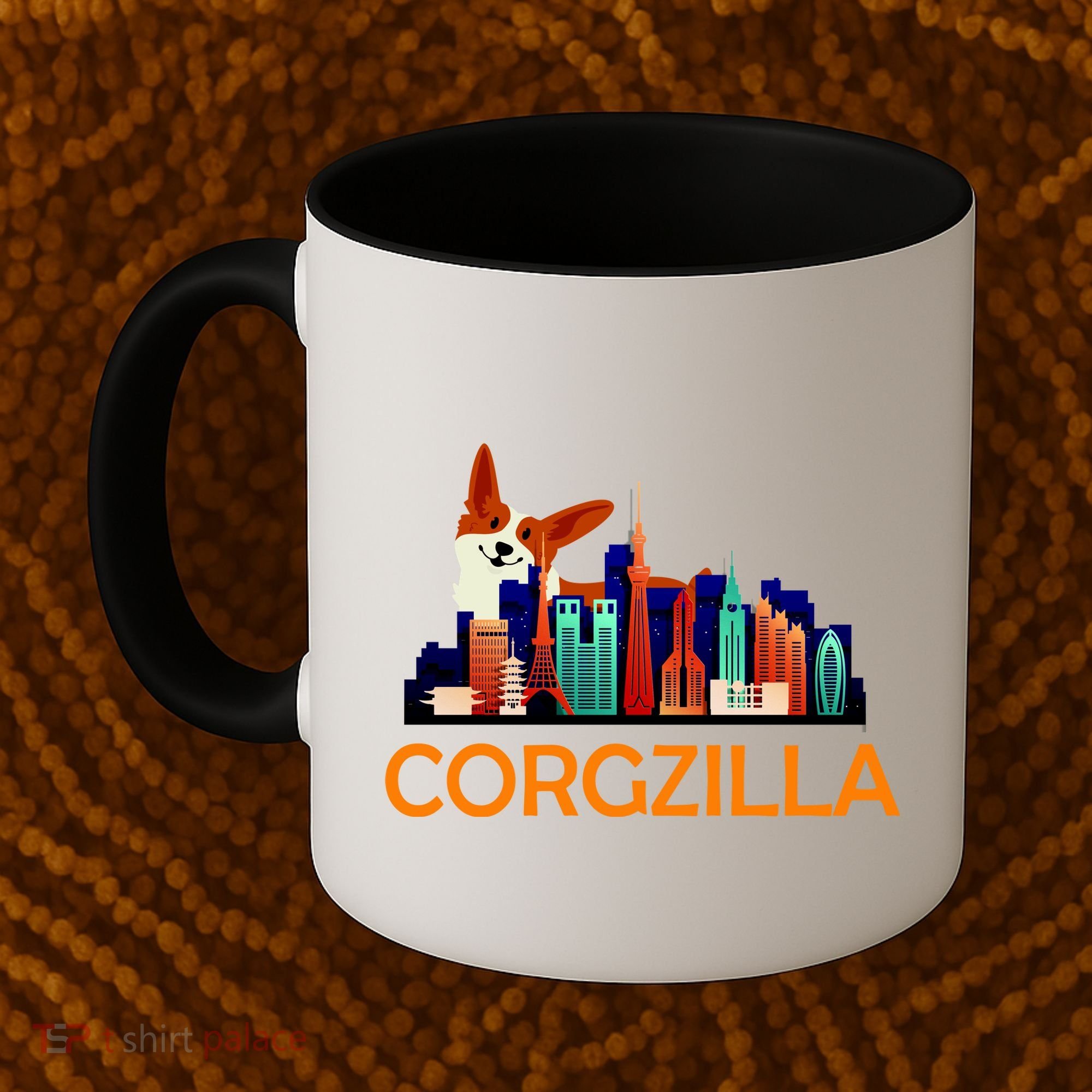 Corgzilla Funny Corgi Dog Coffee Mug