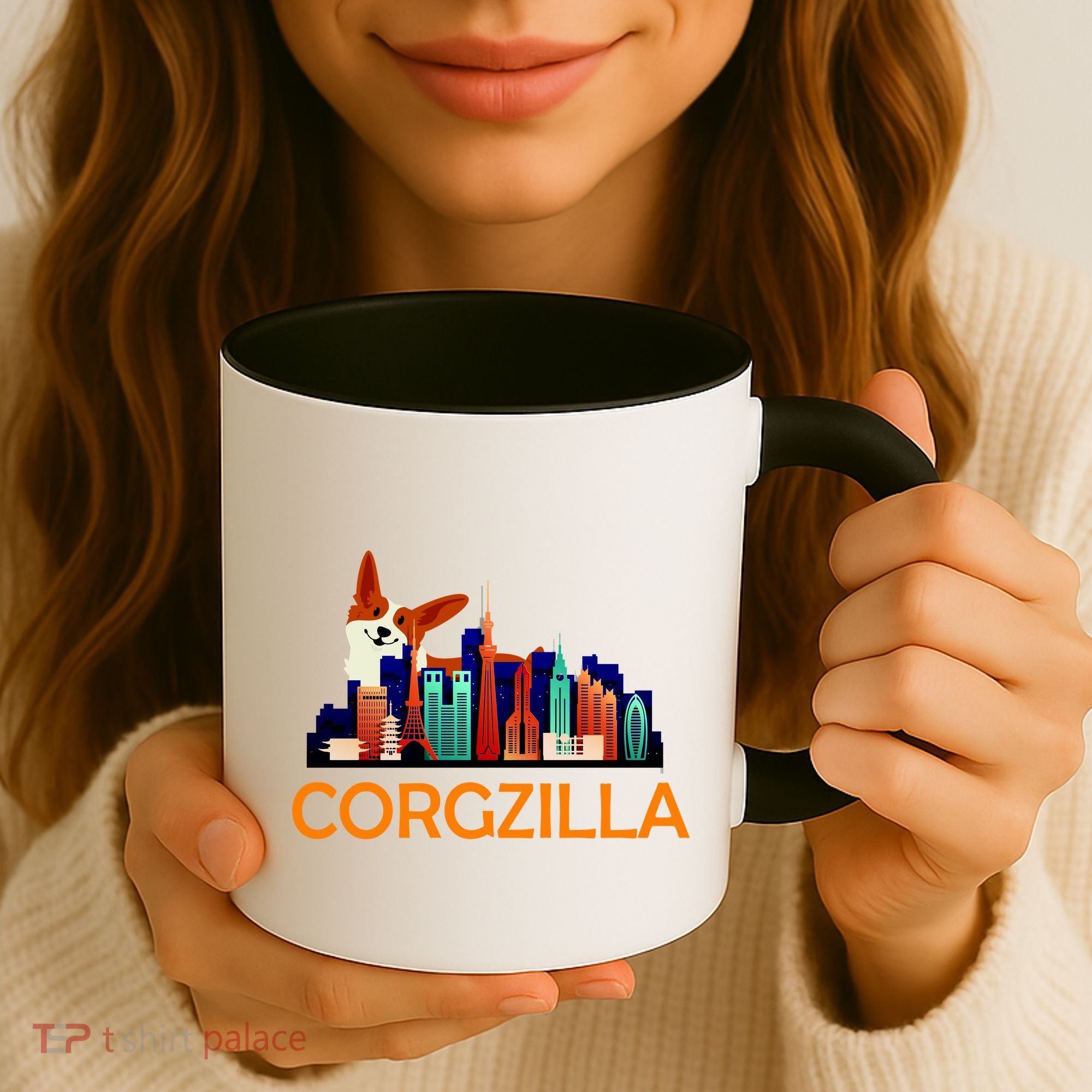 Corgzilla Funny Corgi Dog Coffee Mug