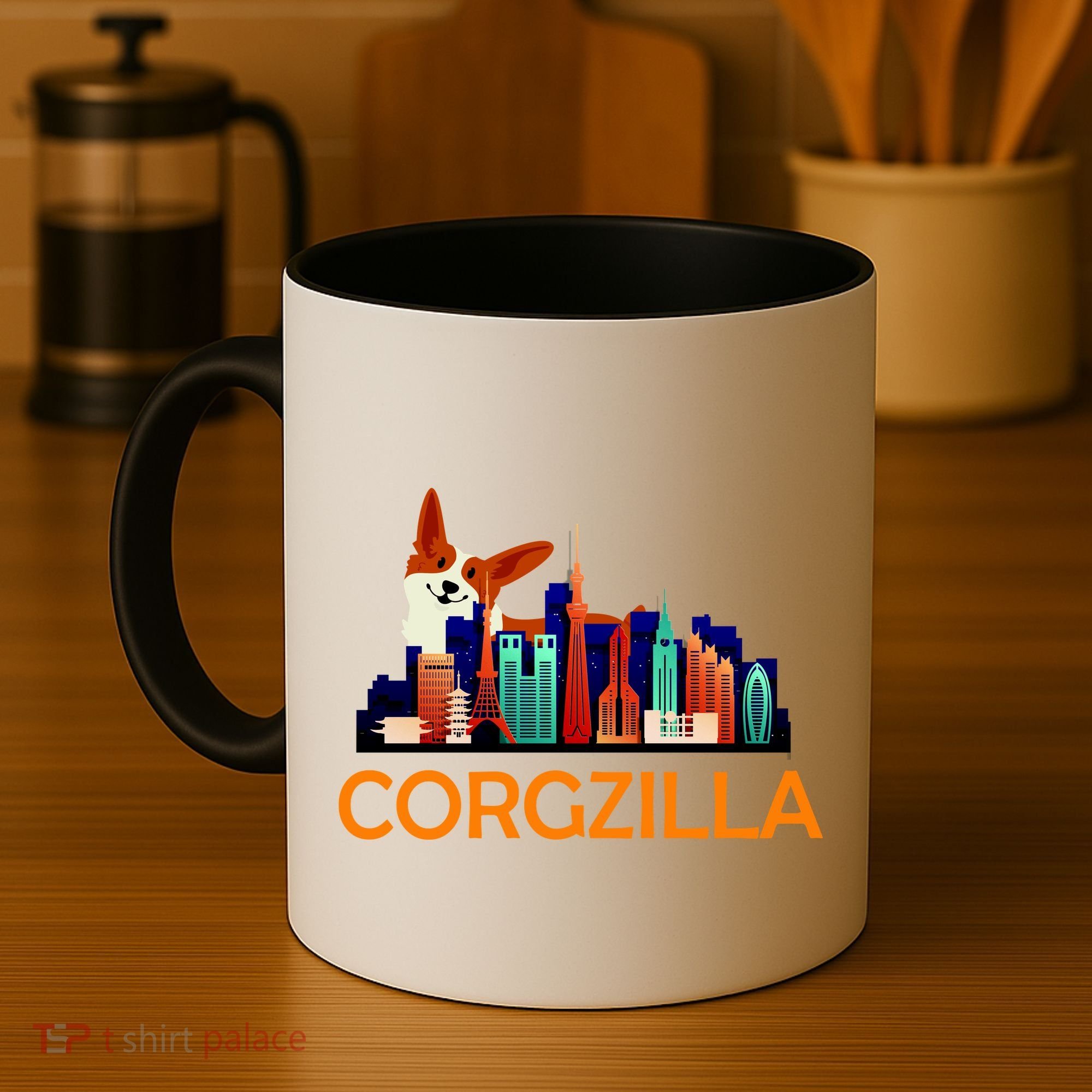Corgzilla Funny Corgi Dog Coffee Mug