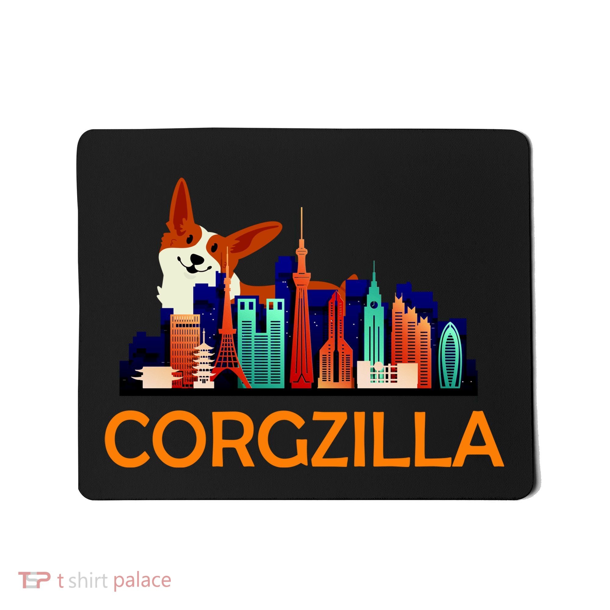 Corgzilla Funny Corgi Dog Mousepad