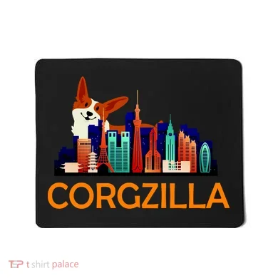 Corgzilla Funny Corgi Dog Mousepad