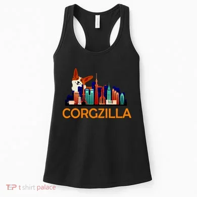 Corgzilla Funny Corgi Dog Women's Tank Top