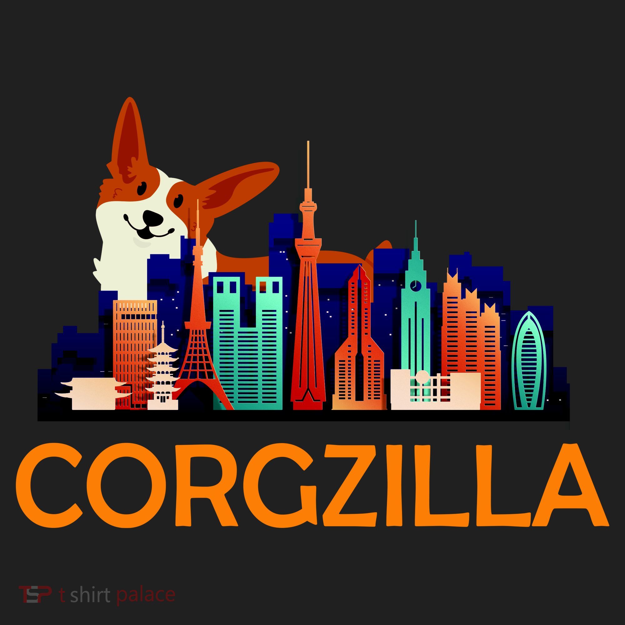 Corgzilla Funny Corgi Dog Hat