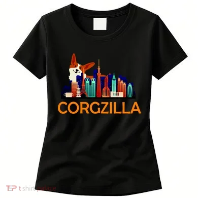 Corgzilla Funny Corgi Dog Women's T-Shirt