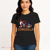Corgzilla Funny Corgi Dog Women's T-Shirt thumb 4