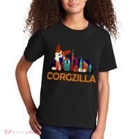 Corgzilla Funny Corgi Dog Kids T-Shirt thumb 2