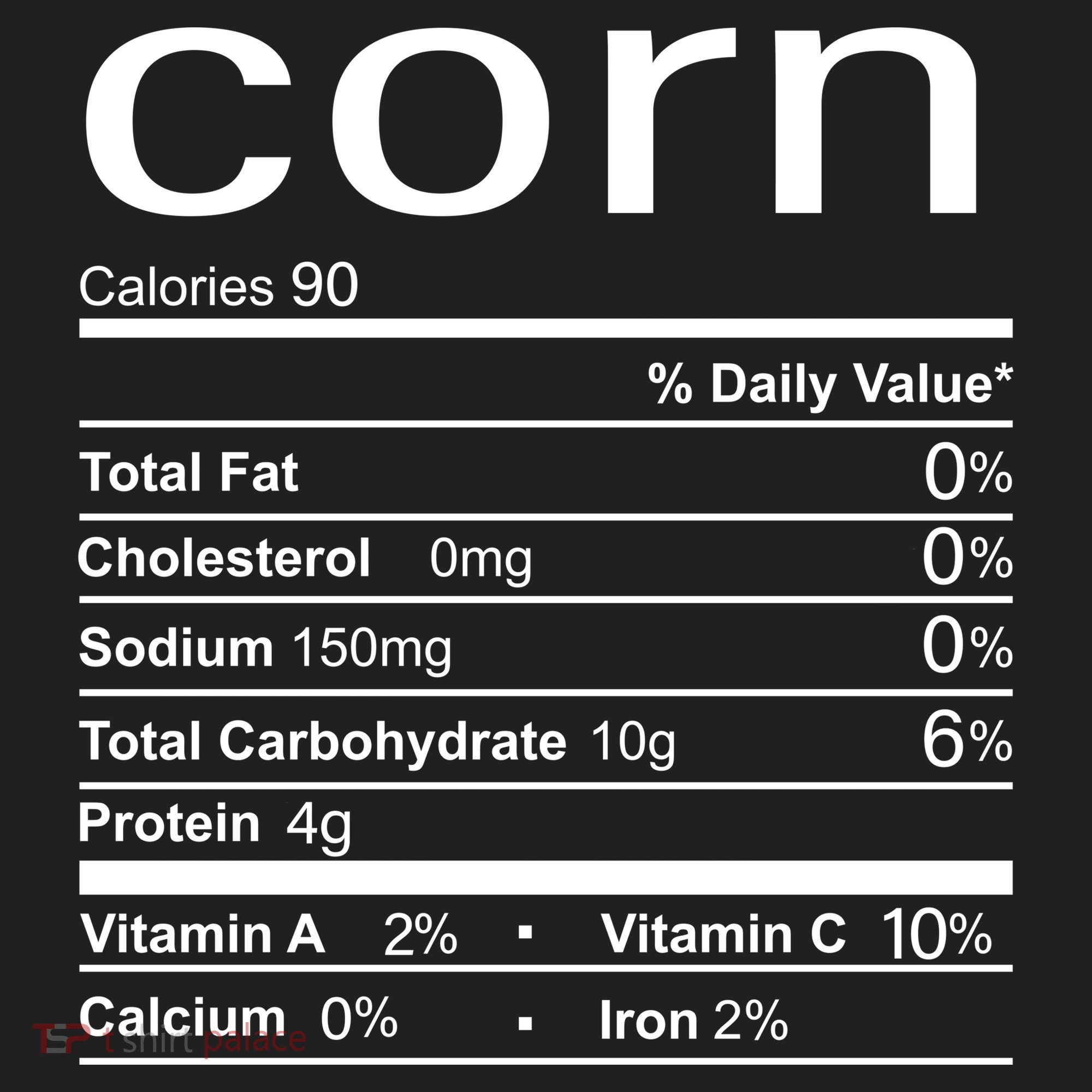 Corn Nutritional Facts Funny Thanksgiving Women's Sweatshirt