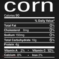 Corn Nutritional Facts Funny Thanksgiving Doggie Tank thumb 4