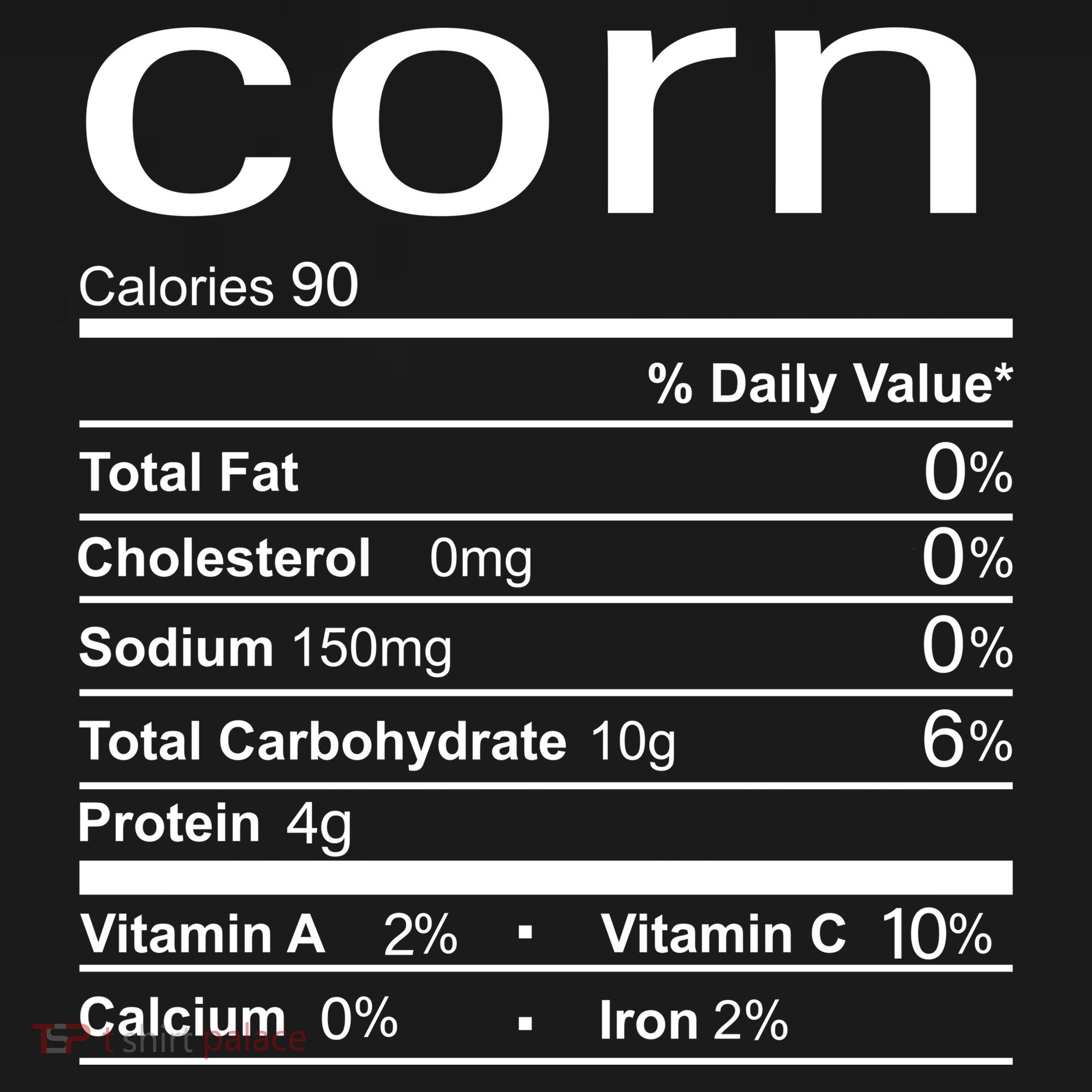 Corn Nutritional Facts Funny Thanksgiving Sweatshirt