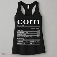 Corn Nutritional Facts Funny Thanksgiving Women's Tank Top thumb 3
