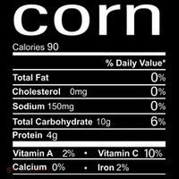 Corn Nutritional Facts Funny Thanksgiving Visor thumb 3
