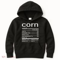Corn Nutritional Facts Funny Thanksgiving Kids Hoodie thumb 0