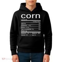 Corn Nutritional Facts Funny Thanksgiving Kids Hoodie thumb 4