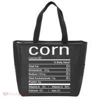 Corn Nutritional Facts Funny Thanksgiving Tote Bag thumb 0
