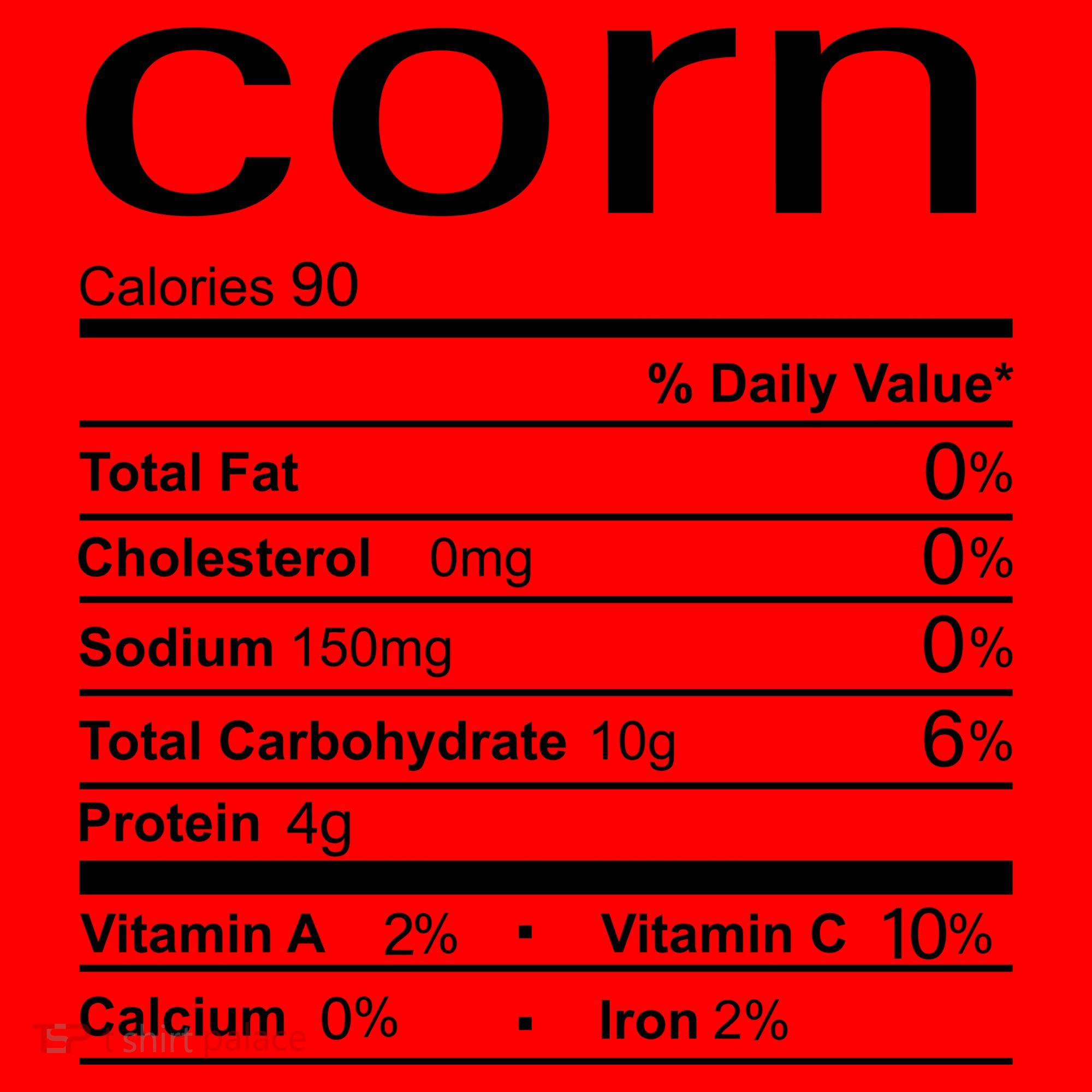Corn Nutritional Facts Funny Thanksgiving Santa Hat