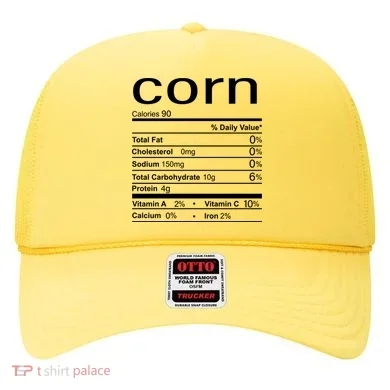 Corn Nutritional Facts Funny Thanksgiving Hat