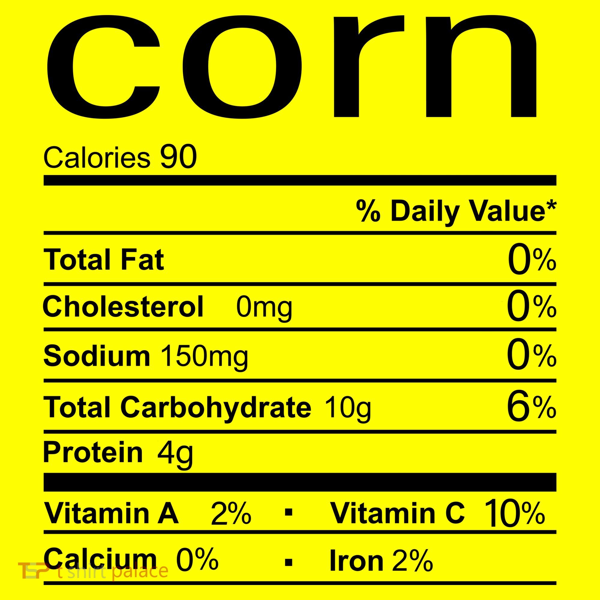 Corn Nutritional Facts Funny Thanksgiving Hat