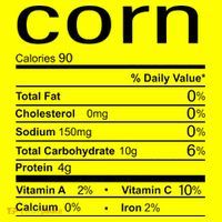 Corn Nutritional Facts Funny Thanksgiving Kids Long Sleeve Shirt thumb 2