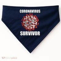 Coronapocalpse Survivor USA-Made Doggie Bandana thumb 0