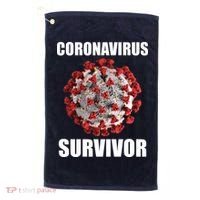 Coronapocalpse Survivor Golf Towel thumb 0