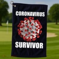 Coronapocalpse Survivor Golf Towel thumb 1
