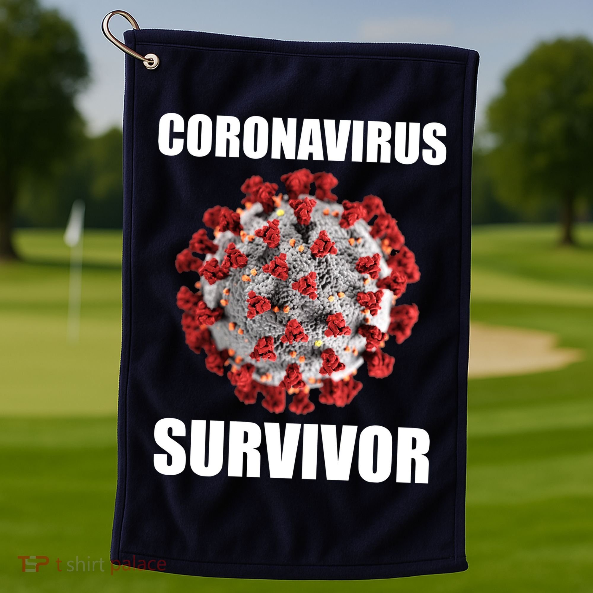 Coronapocalpse Survivor Golf Towel