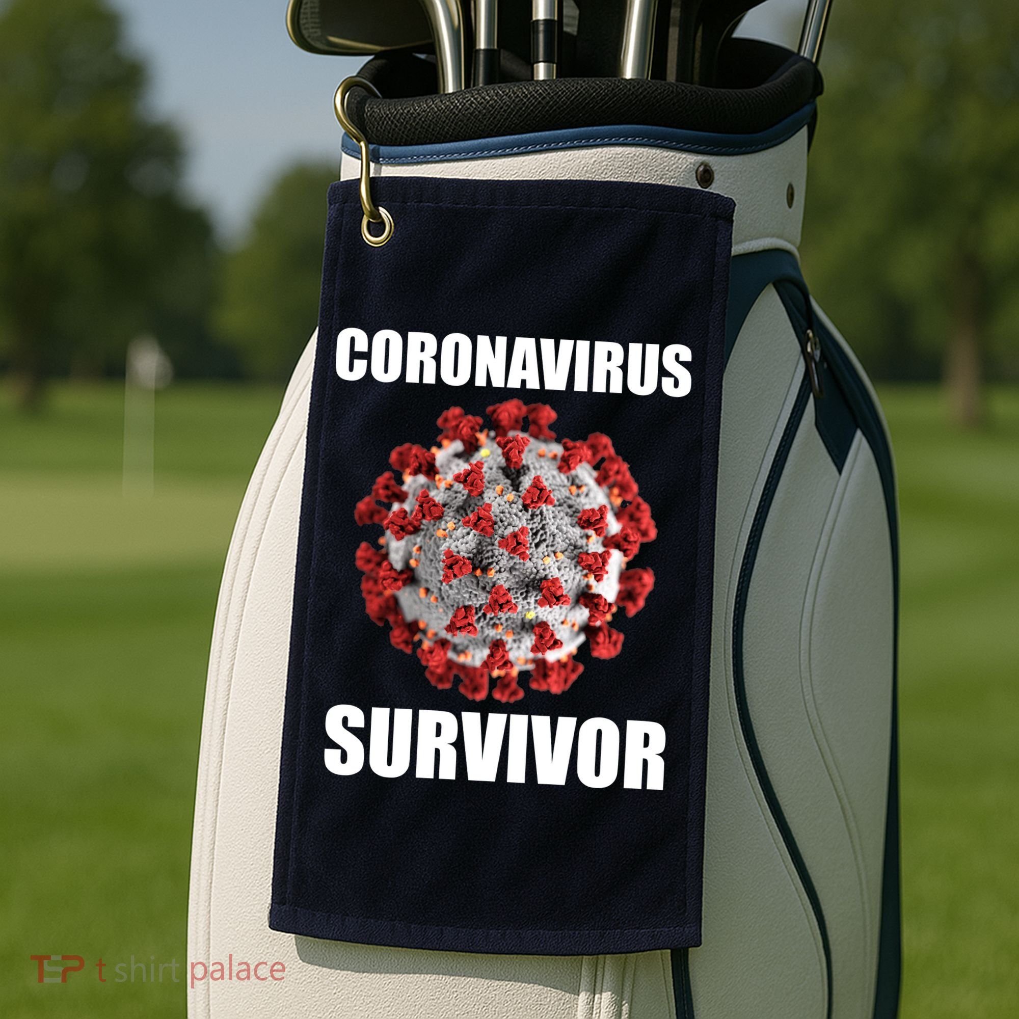 Coronapocalpse Survivor Golf Towel
