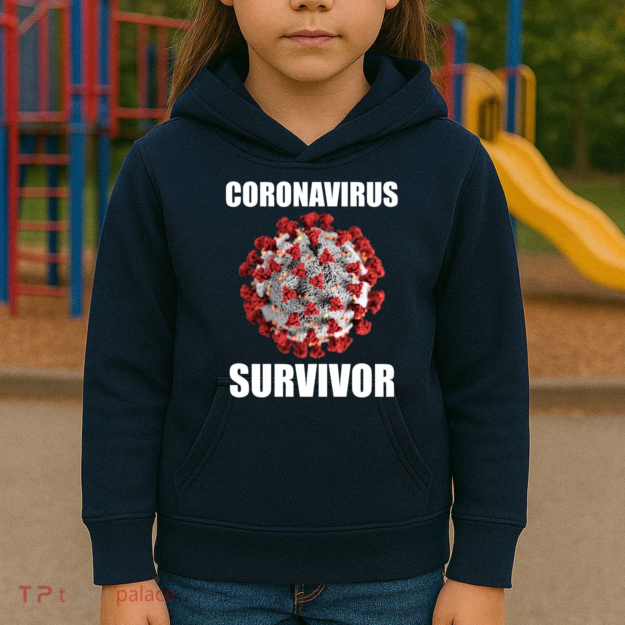 Coronapocalpse Survivor Kids Hoodie