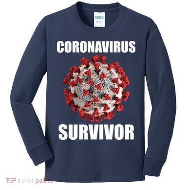 Coronapocalpse Survivor Kids Long Sleeve Shirt