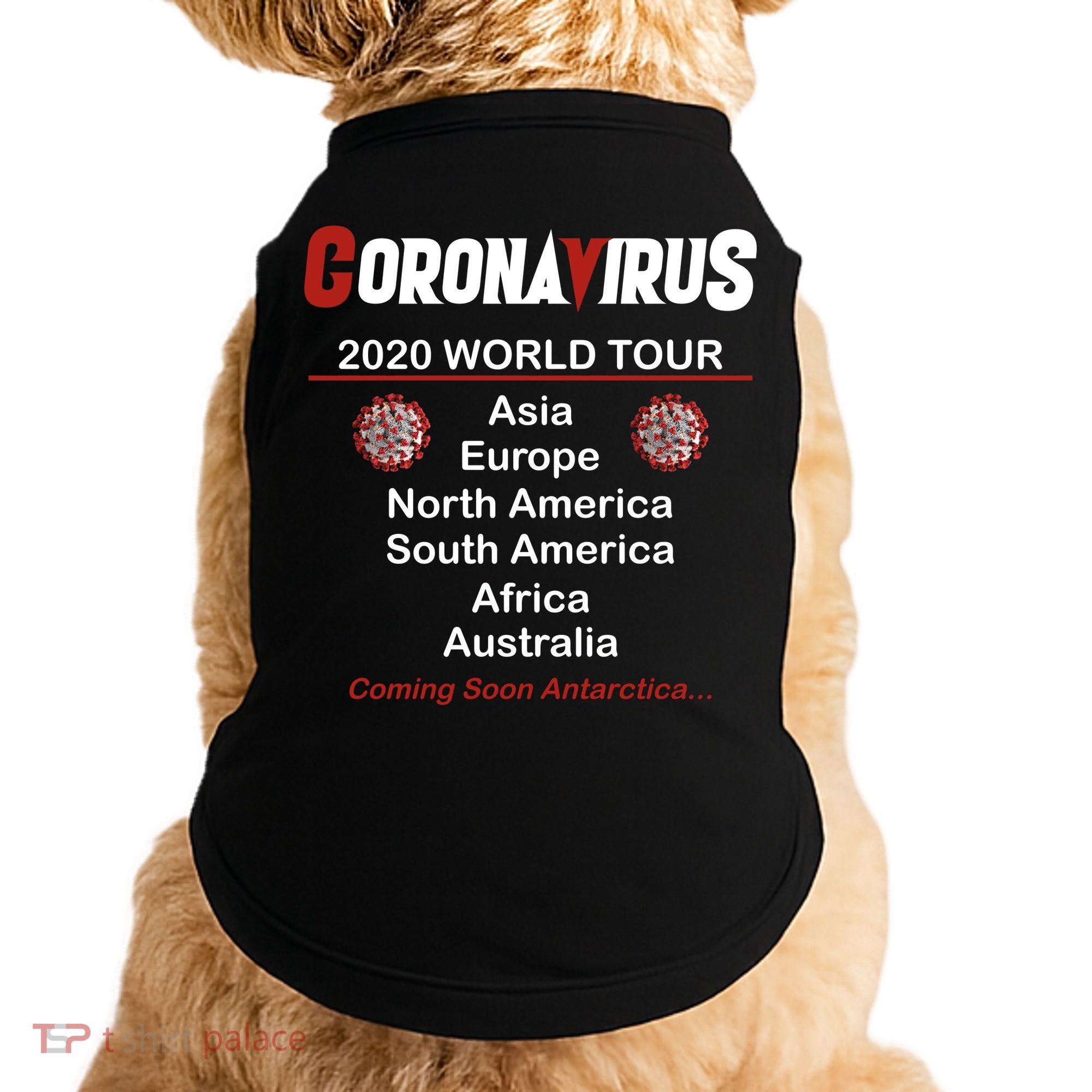 Coronavirus 2020 World Tour Doggie Tank