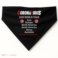 Coronavirus 2020 World Tour USA-Made Doggie Bandana thumb 0