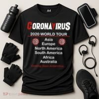 Coronavirus 2020 World Tour Cooling Performance Crew T-Shirt thumb 3