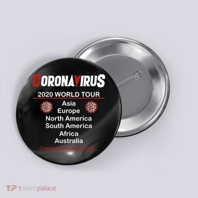 Coronavirus 2020 World Tour Button