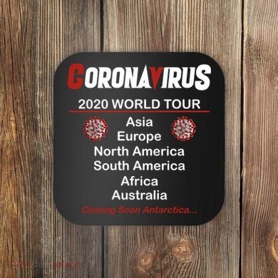Coronavirus 2020 World Tour Coaster