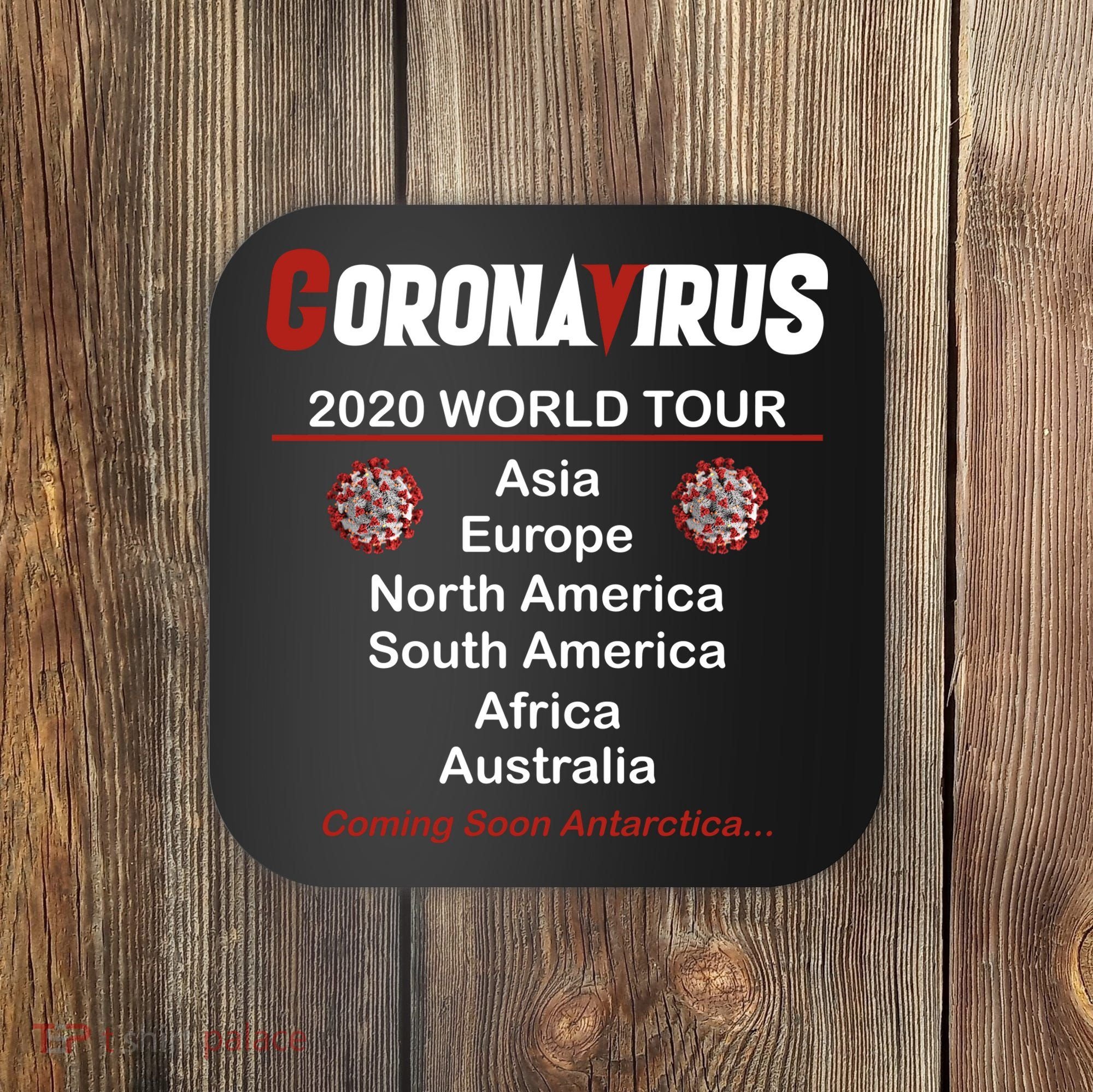 Coronavirus 2020 World Tour Coaster