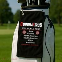 Coronavirus 2020 World Tour Golf Towel thumb 2