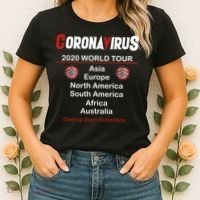 Coronavirus 2020 World Tour Women's T-Shirt thumb 2