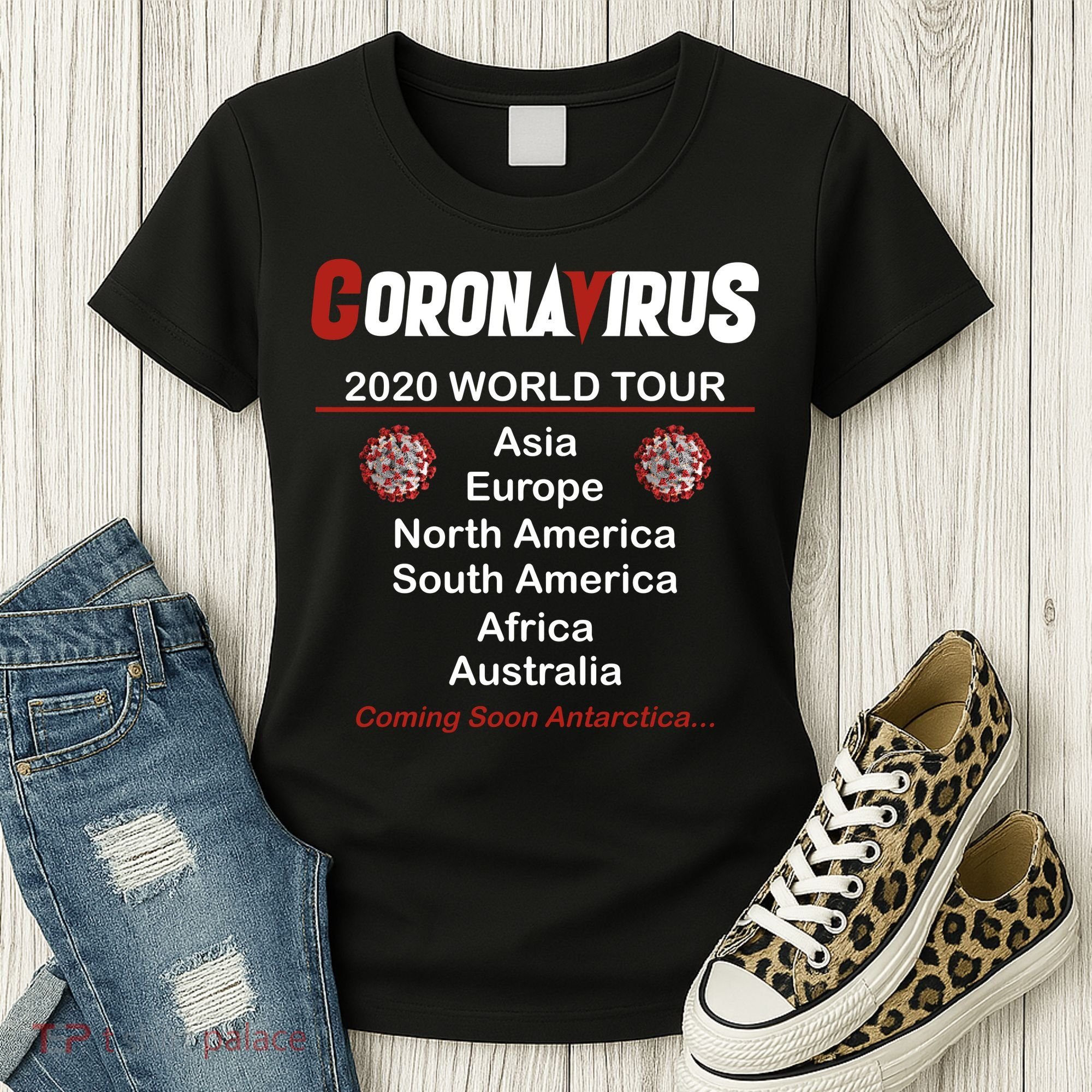 Coronavirus 2020 World Tour Women's T-Shirt